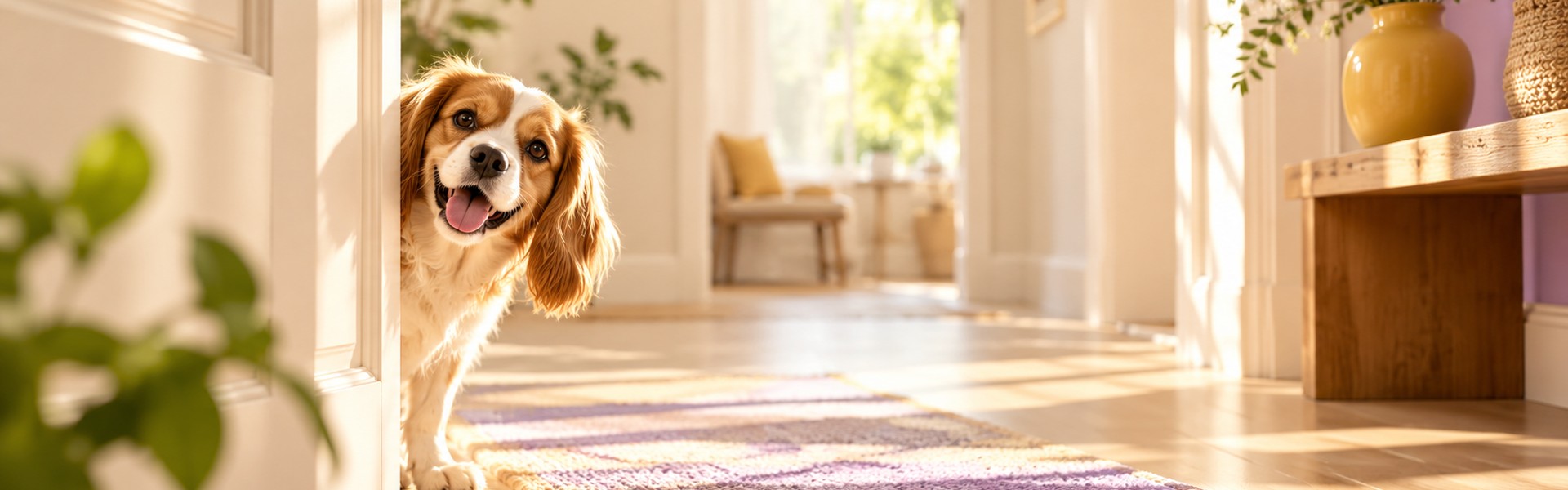 Dog lifestyle scene for Trufeast collection